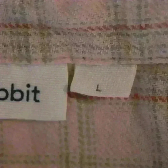 Pink Roberta Roller Rabbit Plaid top size Large - Picture 3 of 13